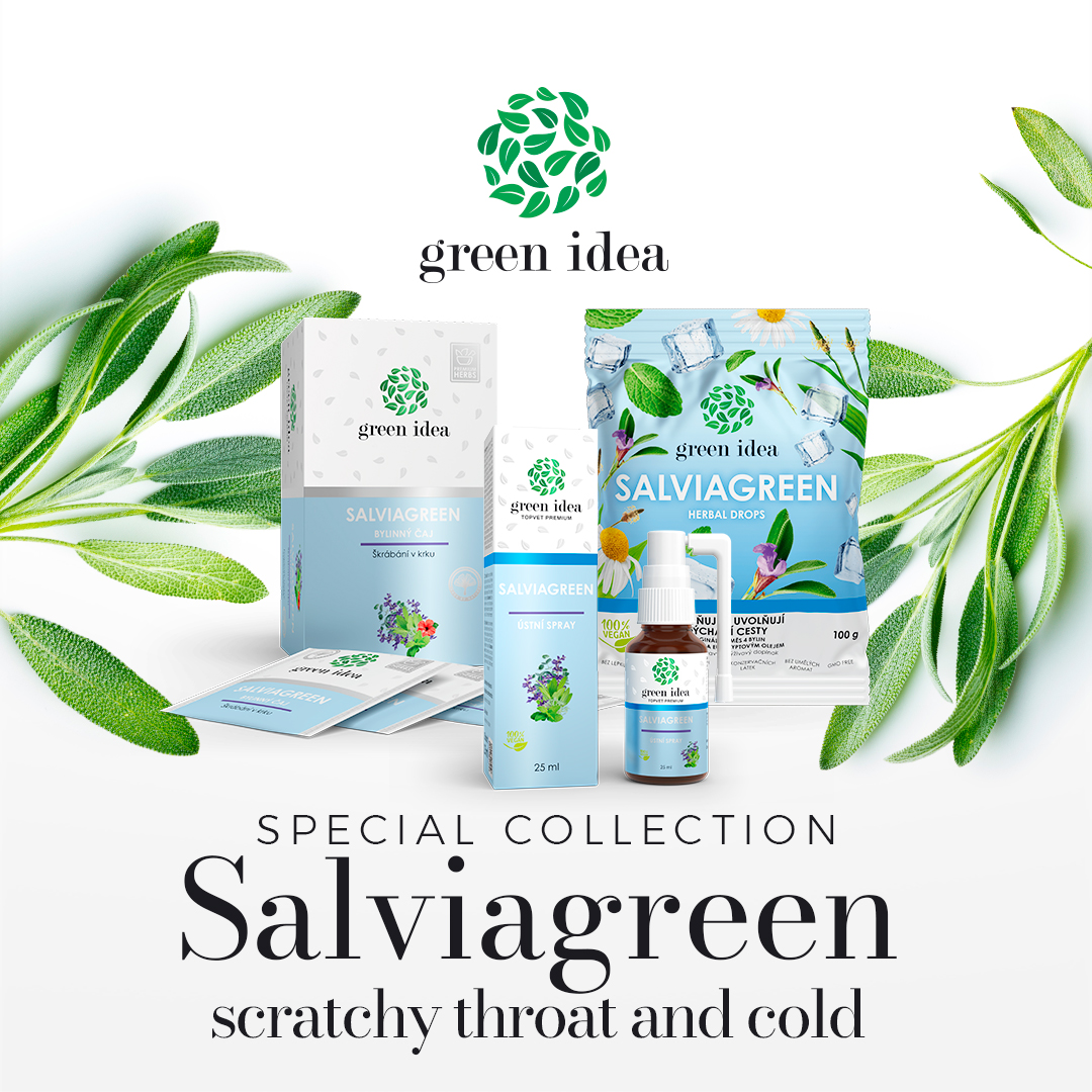 Discover the natural power of herbs in the Salviagreen collection - NEW herbal drops