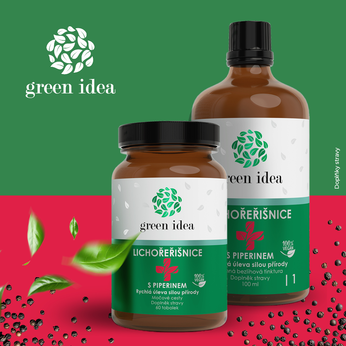 Nasturtium+ with piperine for urinary tract and immunity. Quick relief and high absorbability.