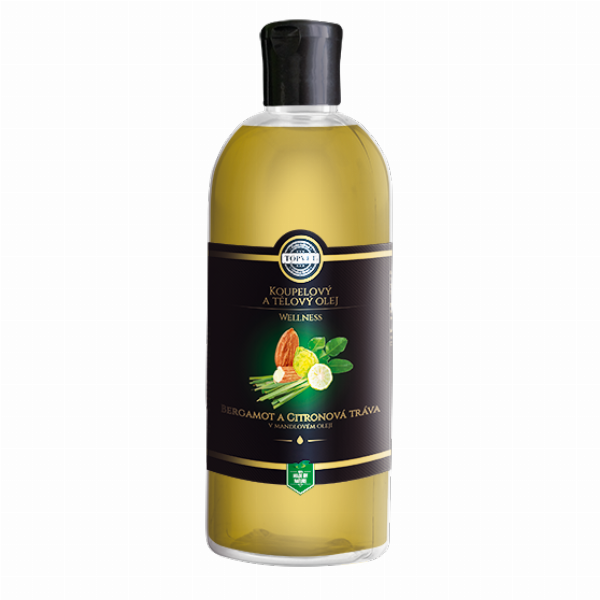Bergamot and lemon grass in almond oil 500 ml