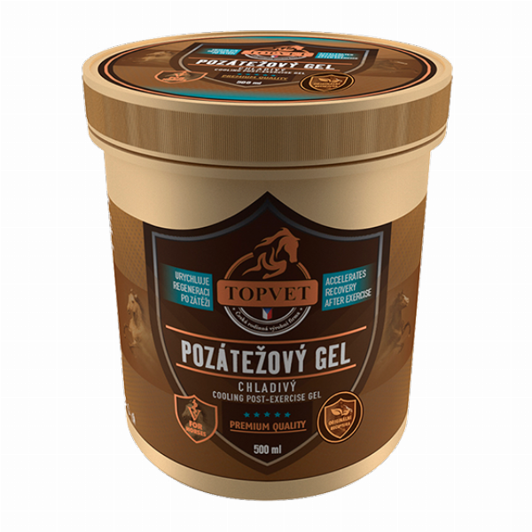 Cooling post-exercise gel