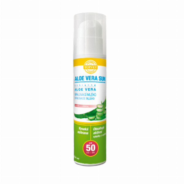Aloe vera sunscreen lotion SPF 50