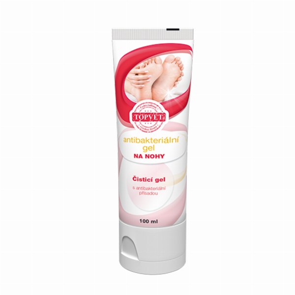 Foot cleansing gel with antimicrobial component