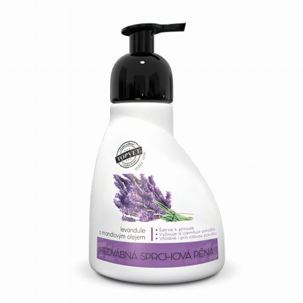 Shower foam - lavender with almond oil