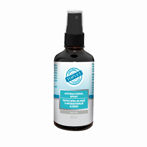 Hand cleansing spray with antimicrobial component - Silk