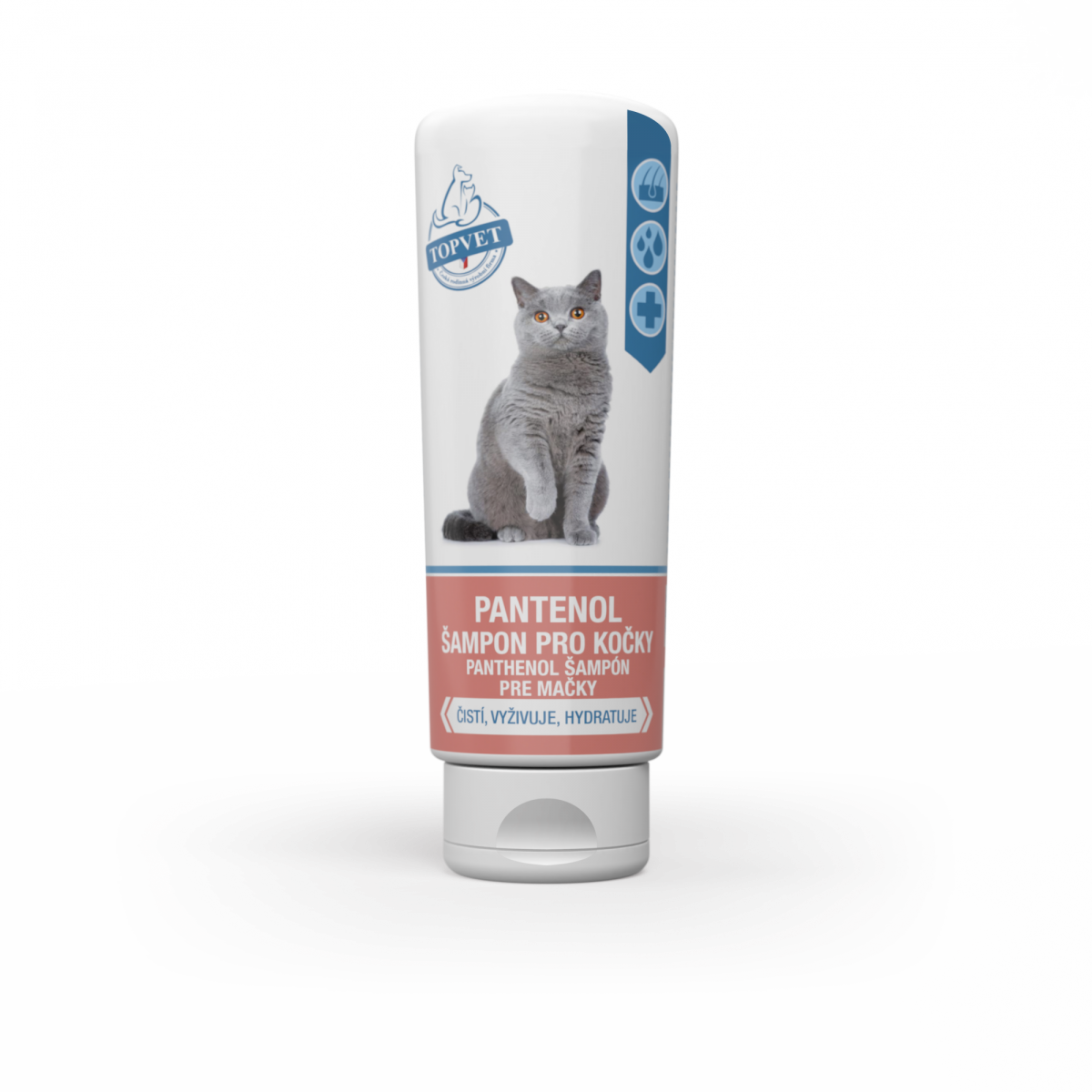 Panthenol shampoo for cats
