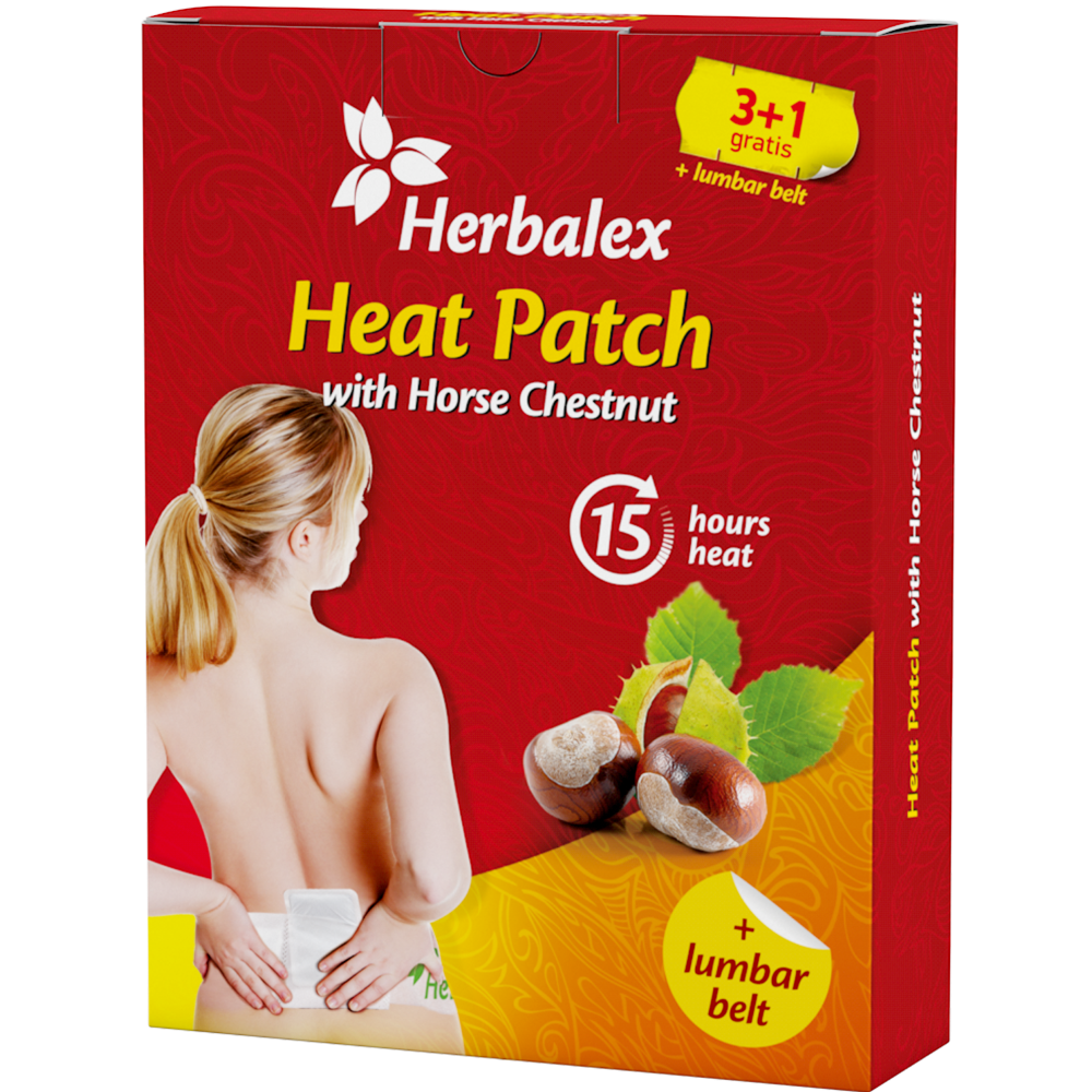 Herbalex Heat Patch with Horse Chestnut