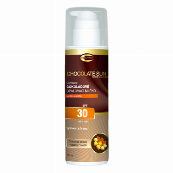 Chocolate sunscreen lotion SPF 30