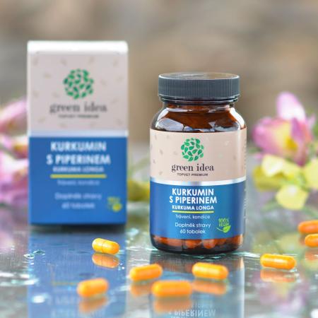 Curcumin with piperine herbal extract - capsules