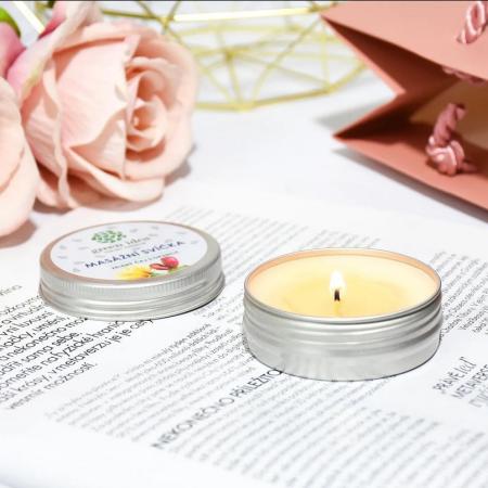 Massage candle - Green tea with opuncia